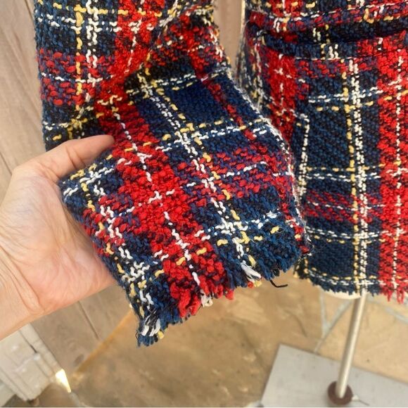 Blank NYC Plaid Double Breasted Prep School Blazer size Large - Picture 14 of 16